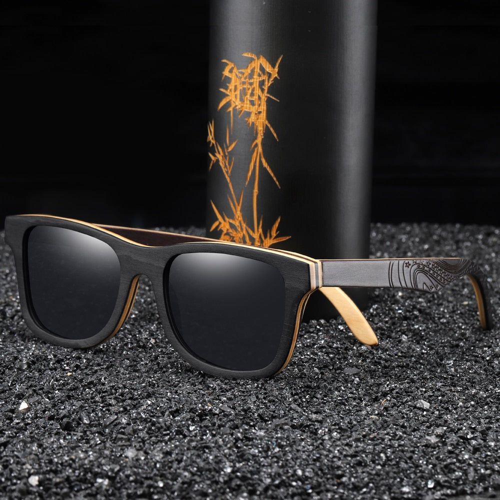 guys- girls-unisex-sunglasses-black-brown-wood-bamboo-engraved-polarized-uv-lens wickedyo 6